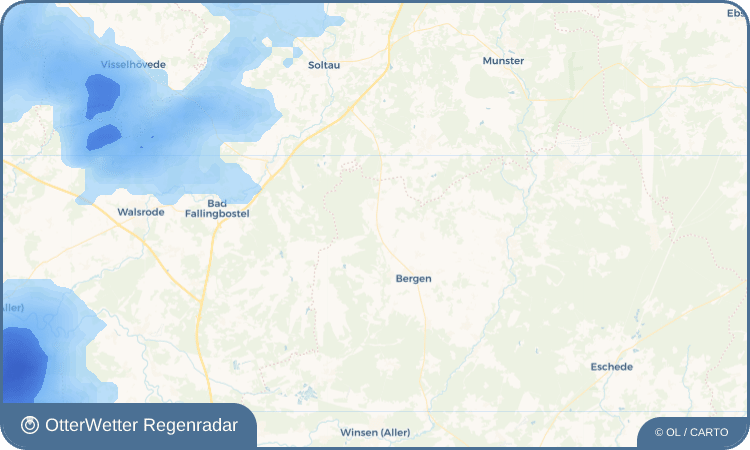 OtterWetter Regenradar-Widget Wardböhmen