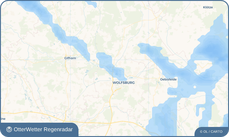 OtterWetter Regenradar-Widget Warmenau