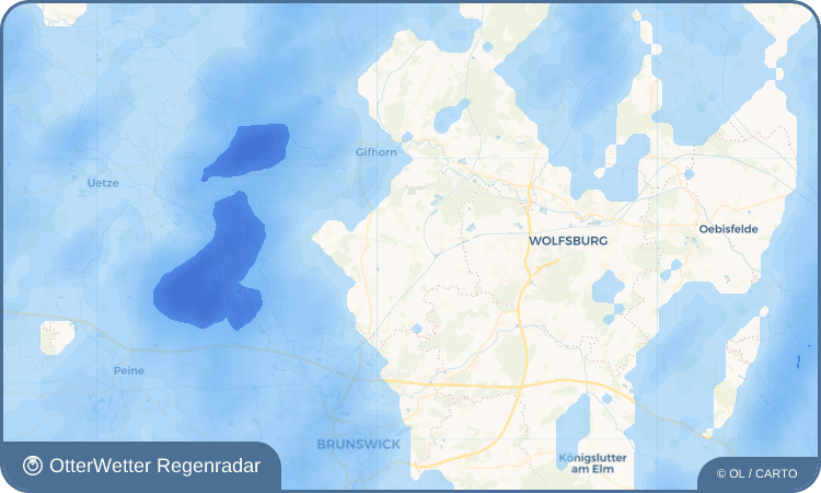 OtterWetter Regenradar-Widget Wasbüttel