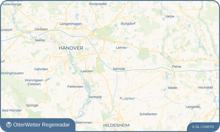 OtterWetter Regenradar-Widget Wassel