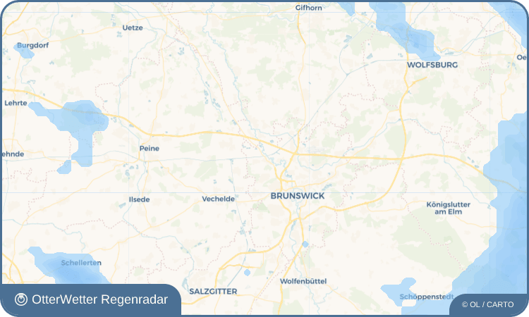 Widget-Vorschau für Watenbüttel Wetter-Widget-Vorschau mit Vorhersagedaten für Watenbüttel