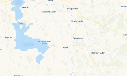 Regenradar Vorschaubild - Aktuelle Niederschläge in Wechold und Umgebung