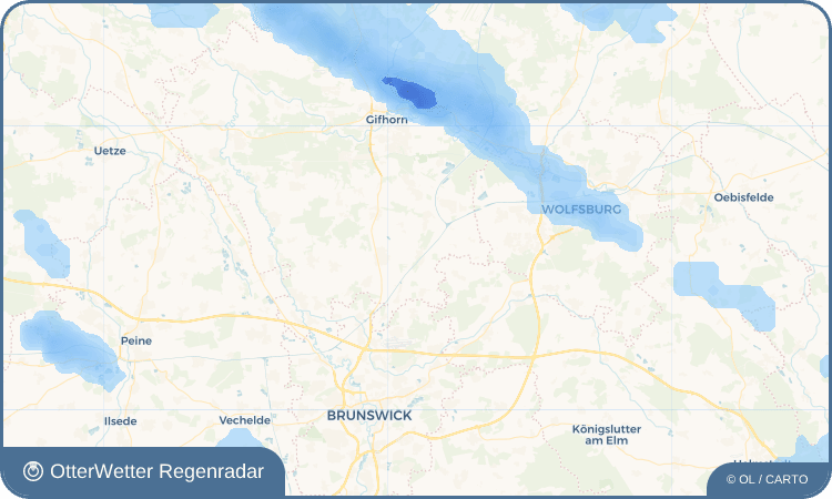 OtterWetter Regenradar-Widget Wedelheine