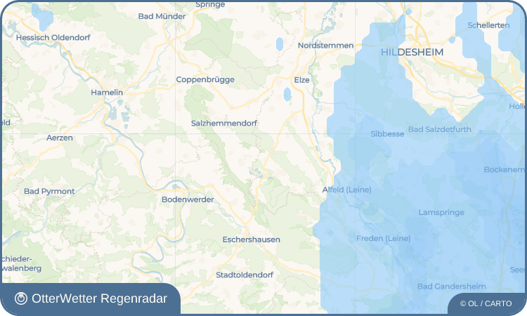OtterWetter Regenradar-Widget Weenzen