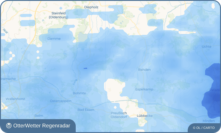 OtterWetter Regenradar-Widget Wehdem
