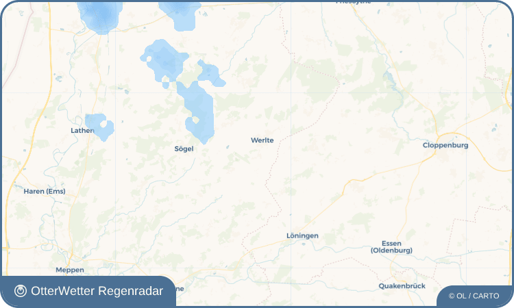 Widget-Vorschau für Wehm Wetter-Widget-Vorschau mit Vorhersagedaten für Wehm