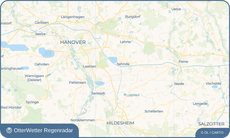 OtterWetter Regenradar-Widget Wehmingen