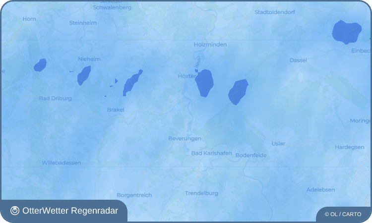 OtterWetter Regenradar-Widget Wehrden