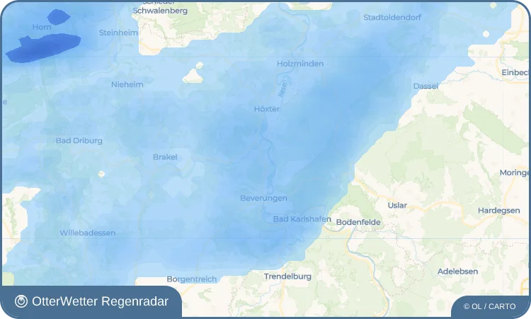 Wetter-Widget-Vorschau mit Vorhersagedaten für Wehrden