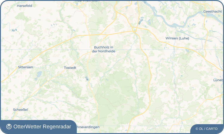 OtterWetter Regenradar-Widget Weihe