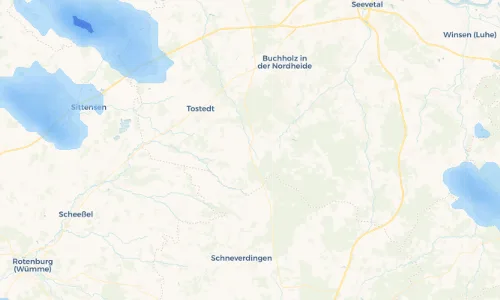 Regenradar Vorschaubild - Aktuelle Niederschläge in Welle und Umgebung