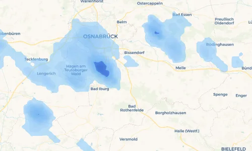 Regenradar Vorschaubild - Aktuelle Niederschläge in Wellendorf und Umgebung
