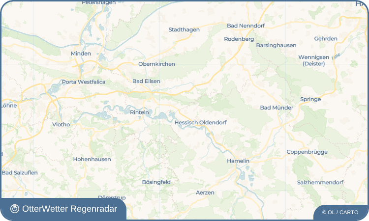 OtterWetter Regenradar-Widget Welsede