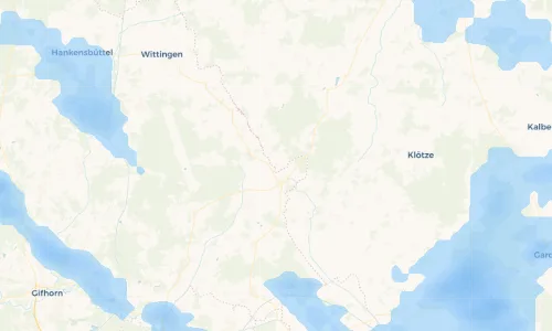 Regenradar Vorschaubild - Aktuelle Niederschläge in Wendischbrome und Umgebung