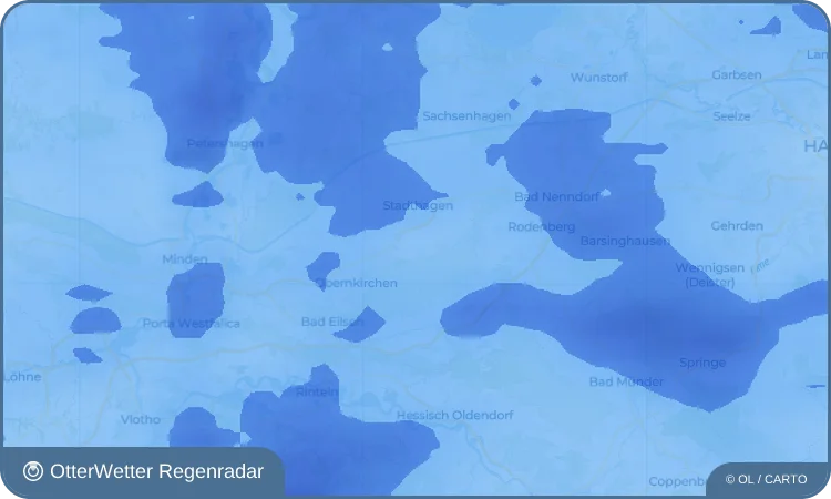 Wetter-Widget-Vorschau mit Vorhersagedaten für Wendthagen