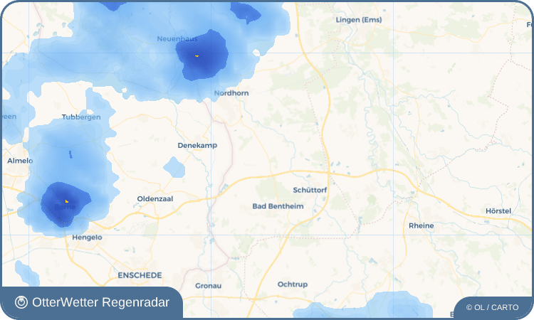 Wetter-Widget-Vorschau mit Vorhersagedaten für Wengsel