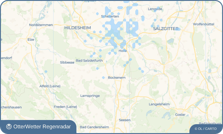 OtterWetter Regenradar-Widget Werder