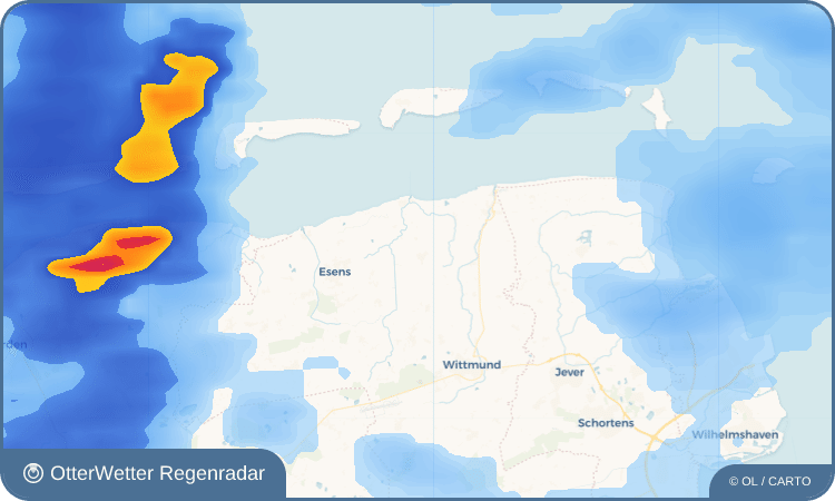 OtterWetter Regenradar-Widget Werdum
