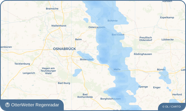 Widget-Vorschau für Wersche Wetter-Widget-Vorschau mit Vorhersagedaten für Wersche
