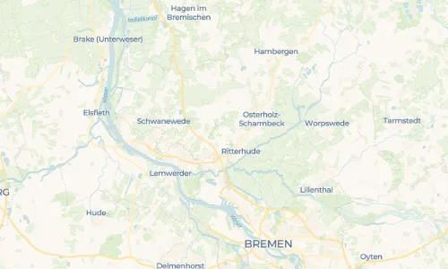 Regenradar-Vorschau: aktuelle Niederschläge in Werschenrege und Umgebung