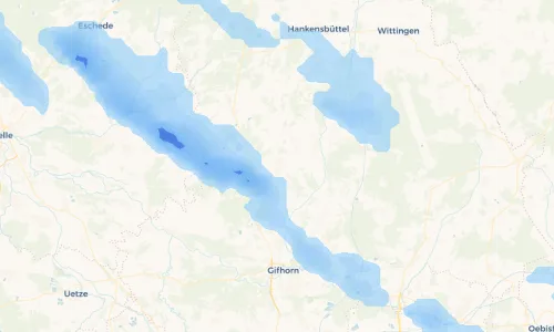 Regenradar Vorschaubild - Aktuelle Niederschläge in Wesendorf und Umgebung
