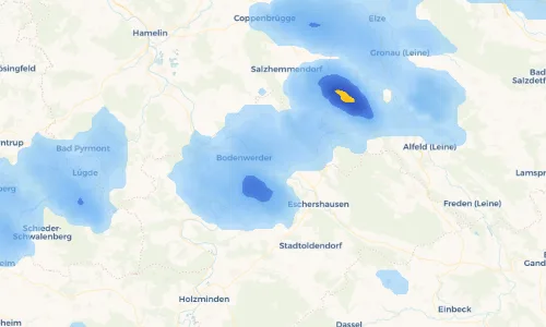 Regenradar Vorschaubild - Aktuelle Niederschläge in Westerbrak und Umgebung