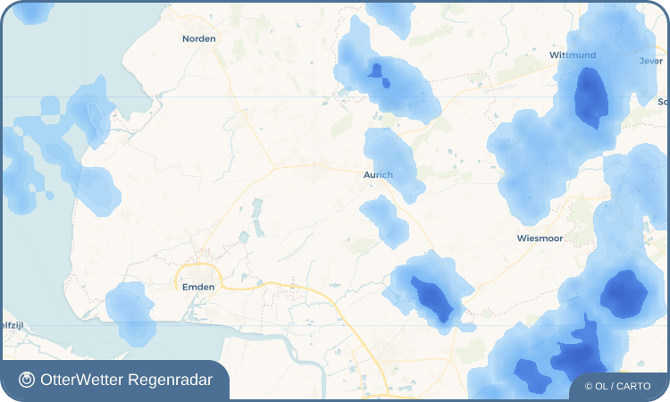 Widget-Vorschau für Westerende-Kirchloog Wetter-Widget-Vorschau mit Vorhersagedaten für Westerende-Kirchloog