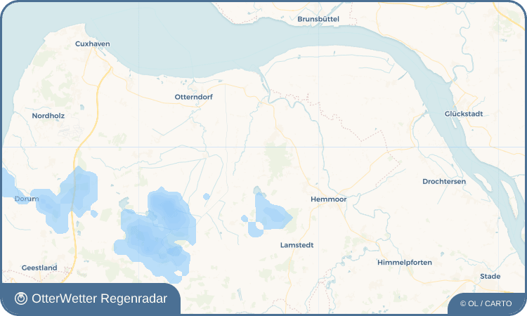 Wetter-Widget-Vorschau mit Vorhersagedaten für Westerhamm