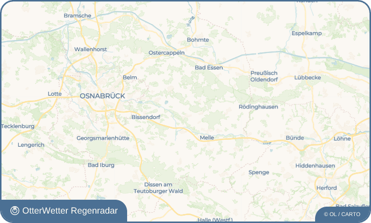 OtterWetter Regenradar-Widget Westerhausen
