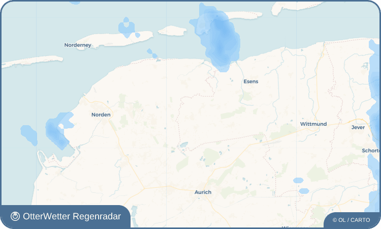 OtterWetter Regenradar-Widget Westerholt