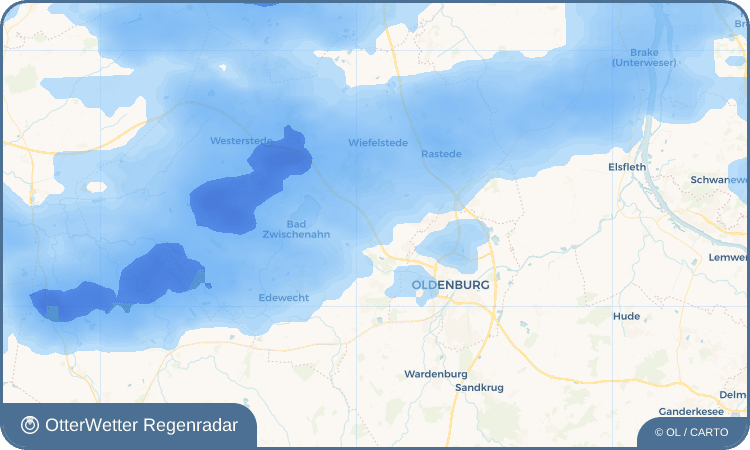 Wetter-Widget-Vorschau mit Vorhersagedaten für Westerholtsfelde