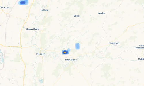 Regenradar Vorschaubild - Aktuelle Niederschläge in Westerloh und Umgebung