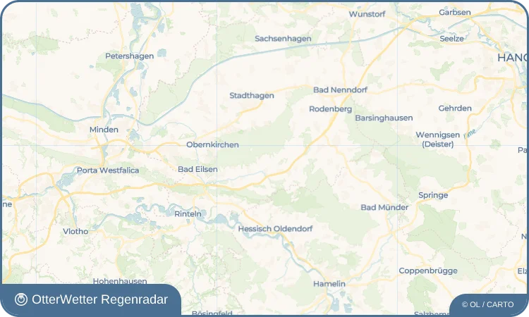 Wetter-Widget-Vorschau mit Vorhersagedaten für Westerwald