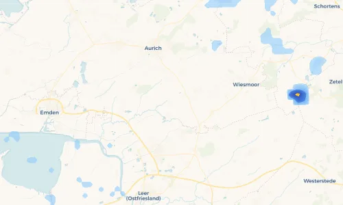Regenradar-Vorschau: aktuelle Niederschläge in Westgroßefehn und Umgebung