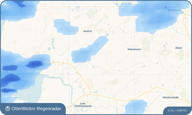 OtterWetter Regenradar-Widget Westgroßefehn