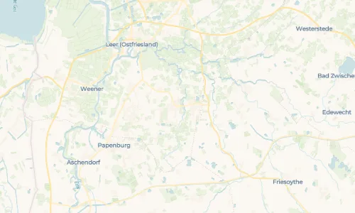 Regenradar Vorschaubild - Aktuelle Niederschläge in Westrhauderfehn und Umgebung