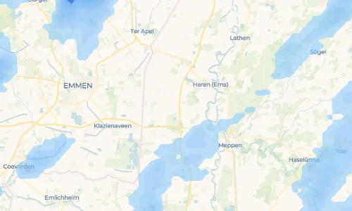 Regenradar Vorschaubild - Aktuelle Niederschläge in Wesuwe-Siedlung und Umgebung