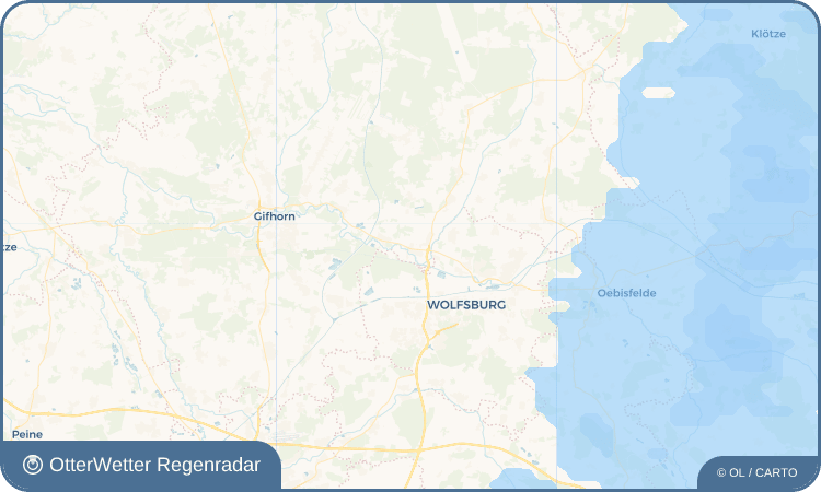 OtterWetter Regenradar-Widget Weyhausen