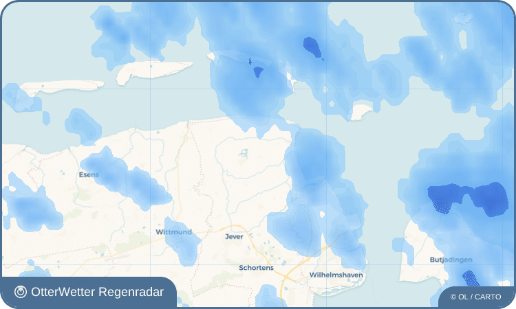 OtterWetter Regenradar-Widget Wiarden