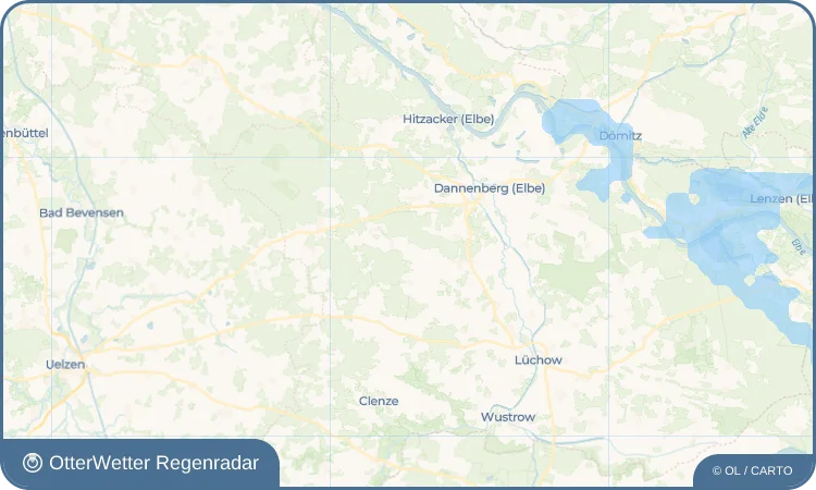 Widget-Vorschau für Wibbese Wetter-Widget-Vorschau mit Vorhersagedaten für Wibbese