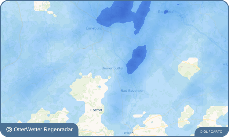 OtterWetter Regenradar-Widget Wichmannsburg