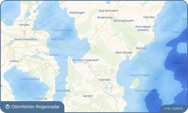 OtterWetter Regenradar-Widget Wickbolsen