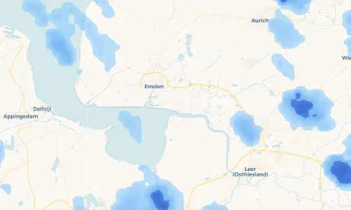 Regenradar Vorschaubild - Aktuelle Niederschläge in Widdelswehr und Umgebung