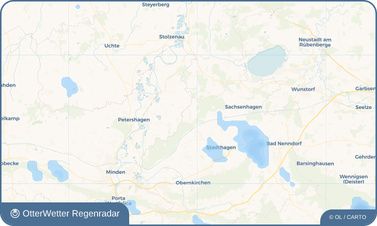 OtterWetter Regenradar-Widget Wiedensahl