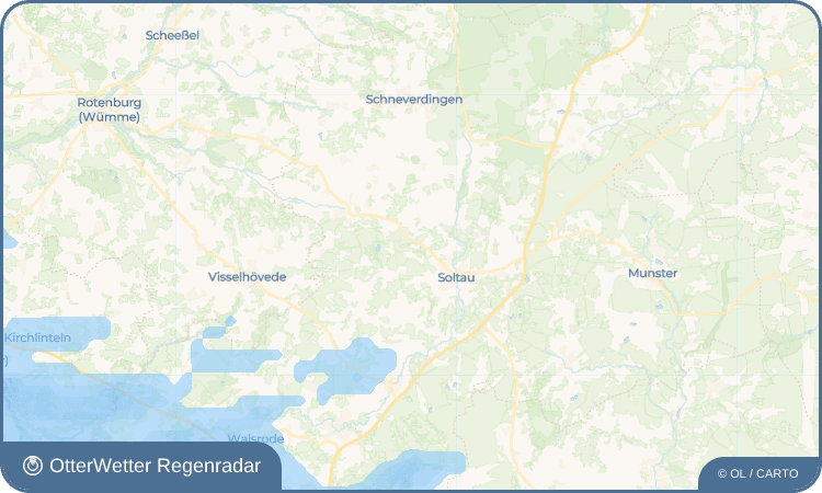 OtterWetter Regenradar-Widget Wiedingen