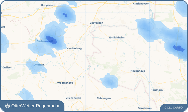 OtterWetter Regenradar-Widget Wielen