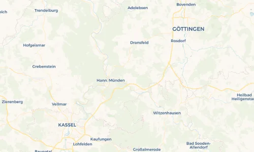Regenradar-Vorschau: aktuelle Niederschläge in Wiershausen und Umgebung