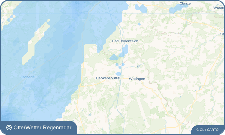 OtterWetter Regenradar-Widget Wierstorf