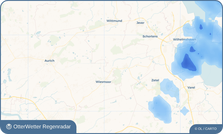 Widget-Vorschau für Wiesede Wetter-Widget-Vorschau mit Vorhersagedaten für Wiesede