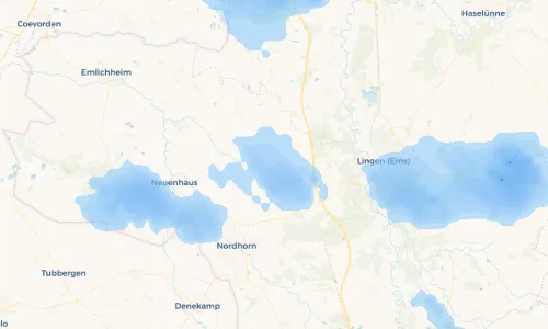 Regenradar Vorschaubild - Aktuelle Niederschläge in Wietmarschen und Umgebung